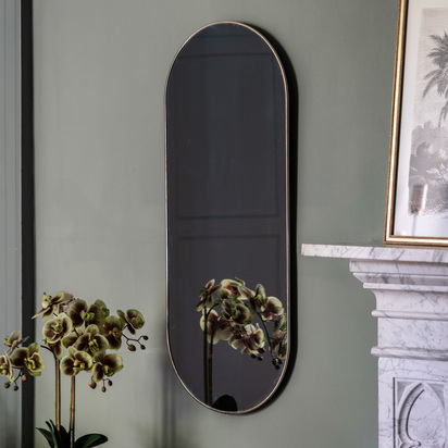 Cammore Elipse Mirror Brass