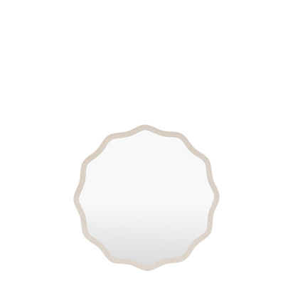 Fairview Wave Round Mirror Smoke  - Small