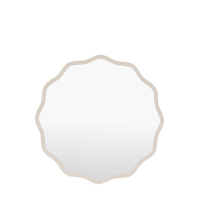 Fairview Wave Round Mirror Smoke  - Large