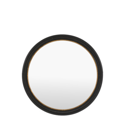 Hadgate Round Mirror Black
