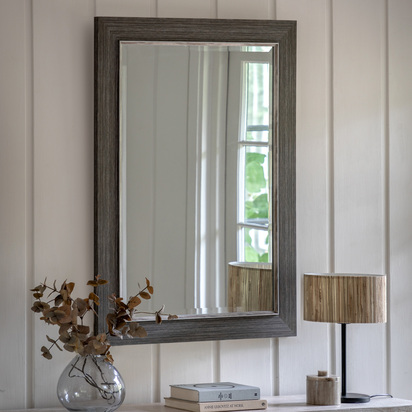 Hartgate Rectangle Mirror Pewter  - Medium