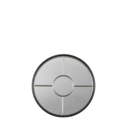 Henhurst Round Mirror Silver  - Small