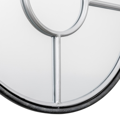Henhurst Round Mirror Silver  - Small