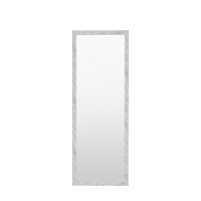 Henfield Leaner Mirror Marbled White  - Large