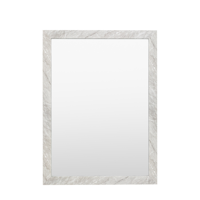 Henfield Rectangle Mirror Marbled White  - Small