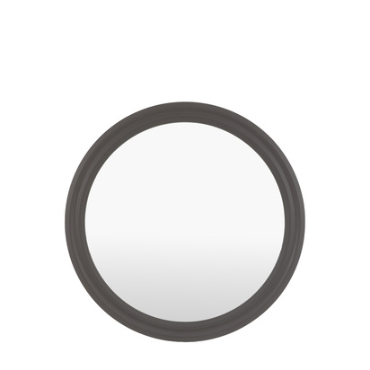 Langhurst Round Mirror Charcoal  - Large