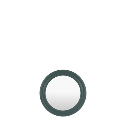 Langhurst Round Mirror Green  - Small