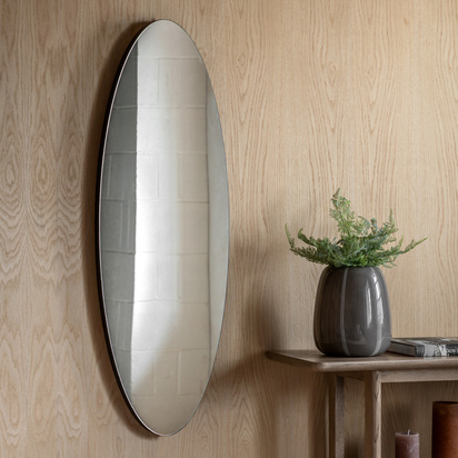 Ledwood Elipse Mirror Black