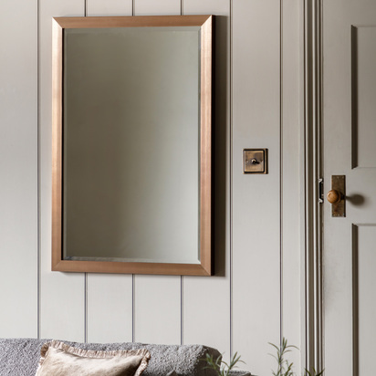 Lincombe Rectangle Mirror Bronze