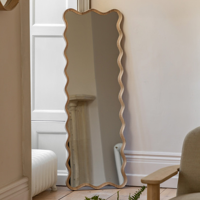 Linstone Leaner Mirror Oak