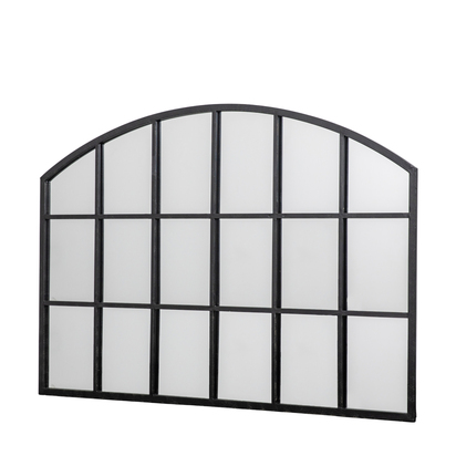 Mapleham Arch Mirror Black  - Large