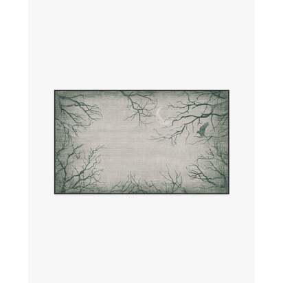 Moonshadows Grey Flatwoven Rug - 90 x 150 cm - Rug + Pad System