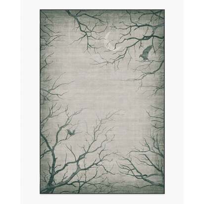 Moonshadows Grey Flatwoven Rug - 200 x 290 cm - Rug + Cushioned Pad System