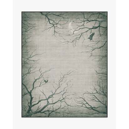 Moonshadows Grey Flatwoven Rug - 245 x 305 cm - Rug + Cushioned Pad System