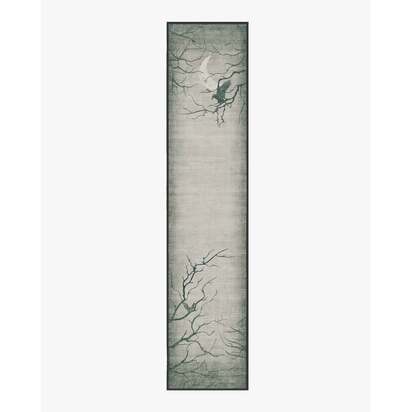 Moonshadows Grey Flatwoven Rug - 245 x 305 cm - Rug + Cushioned Pad System