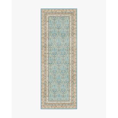 Eleanor Blue & Sand Rug - 75 x 215 cm - All-In-One Rug