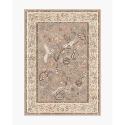 Ester Taupe Flatwoven Rug - 150 x 215 cm - Rug + Pad System