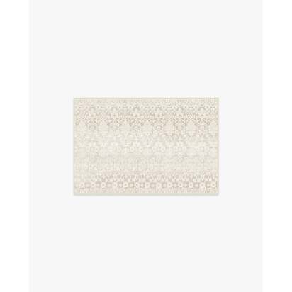 Pernilla Cream Flatwoven Rug - 60 x 90 cm - Rug + Cushioned Pad System