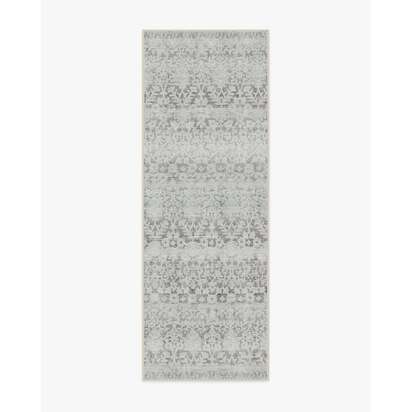 Pernilla Grey Flatwoven Rug - 75 x 215 cm - Rug + Pad System