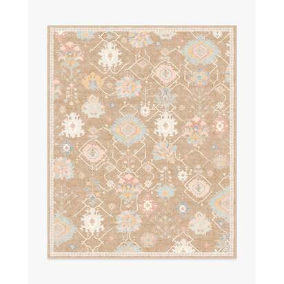 Samara Sand Flatwoven Rug - 245 x 305 cm - Rug + Cushioned Pad System