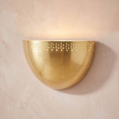 Bahia wall light in brass