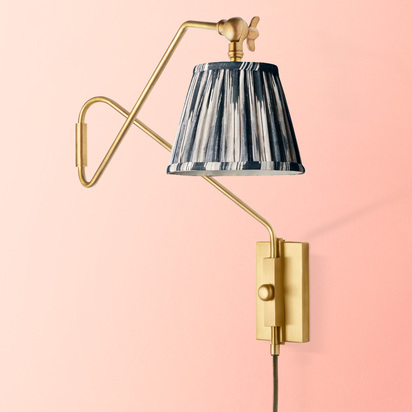 Cooper Wall Fitting in Antique Brass
