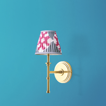 Single chukka rechargeable wall fitting in antique brass