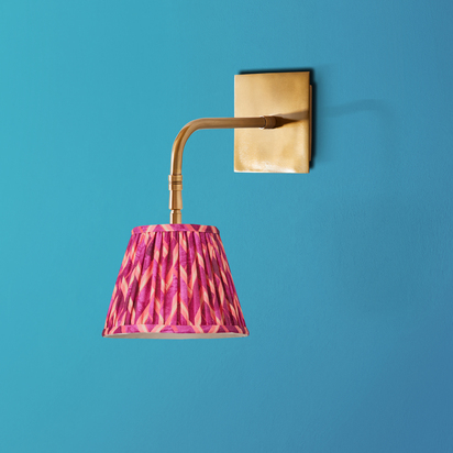 Stevie rechargeable wall fitting in antique brass