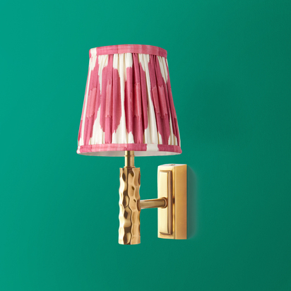 Dimple Rechargeable Wall Fitting in Brass