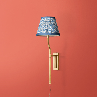 Mason wall fitting in antique brass