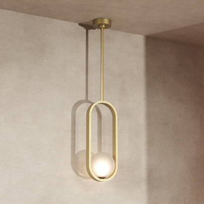 Crosswater Tranquil Pendant Light - Brushed Brass