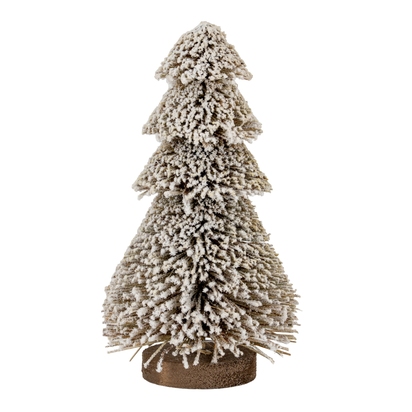 Medium Tiered Snowy Brush Tree