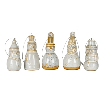 Charm Ceramic Santa Tree Decoration