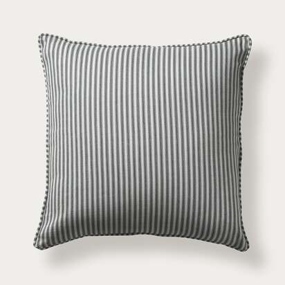 Lansdown Ticking Stripe Cushion Ink - Home Accessories - The Cotswold Company