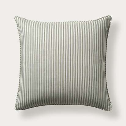 Lansdown Ticking Stripe Cushion Apple - Home Accessories - The Cotswold Company