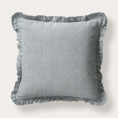 Country Ruffles Cornflower Cushion - Home Accessories - The Cotswold Company