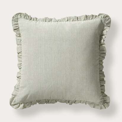 Country Ruffles Apple Cushion - Home Accessories - The Cotswold Company