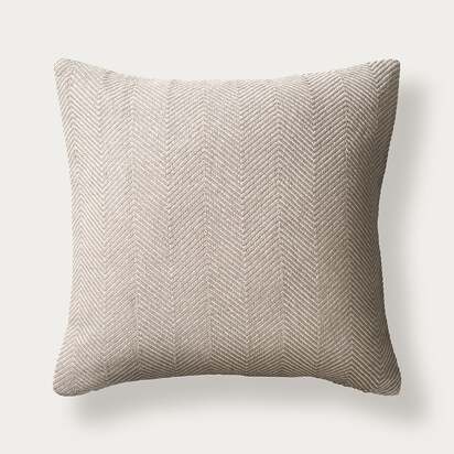 Herringbone Woven Cushion Natural - Home Accessories - The Cotswold Company