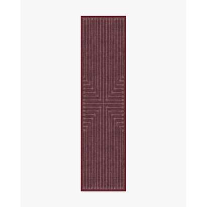 Inkdrop Burgundy Rug by Jonathan Adler - 75 x 305 cm - All-In-One Rug