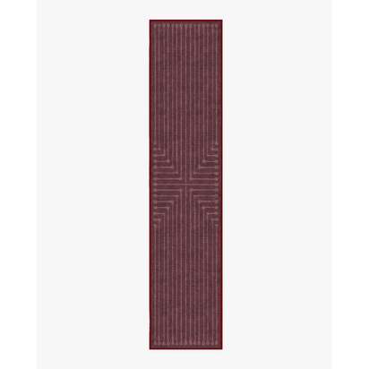 Inkdrop Burgundy Rug by Jonathan Adler - 75 x 365 cm - All-In-One Rug