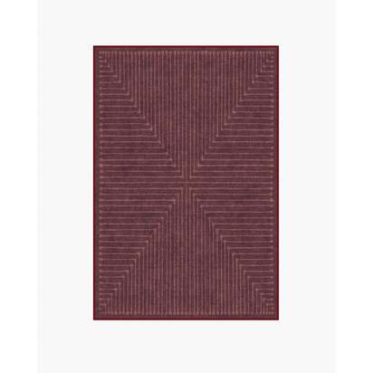 Inkdrop Burgundy Rug by Jonathan Adler - 120 x 185 cm - All-In-One Rug
