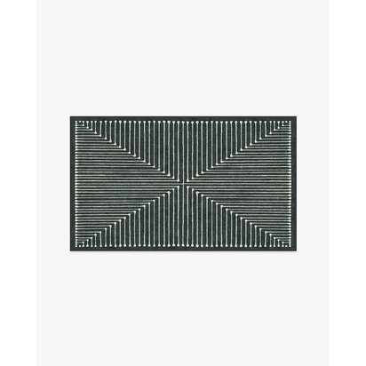 Inkdrop Charcoal Rug by Jonathan Adler - 90 x 150 cm - All-In-One Rug