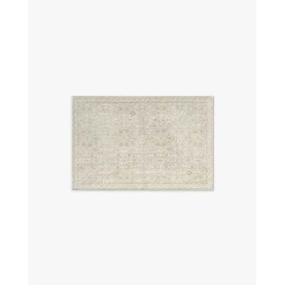 Sierra Ivory & Opal Flatwoven Rug - 60 x 90 cm - Rug + Pad System