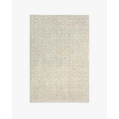 Sierra Ivory & Opal Flatwoven Rug - 120 x 185 cm - Rug + Cushioned Pad System