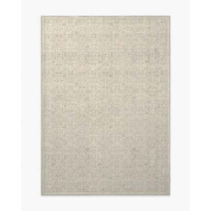 Sierra Ivory & Opal Flatwoven Rug - 150 x 215 cm - Rug + Cushioned Pad System