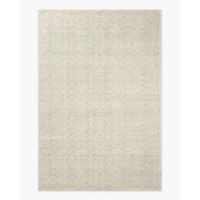 Sierra Ivory & Opal Flatwoven Rug - 185 x 275 cm - Rug + Cushioned Pad System