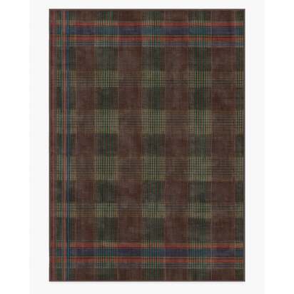 Emerson Brown Multicolour Flatwoven Rug - 305 x 425 cm - Rug + Pad System