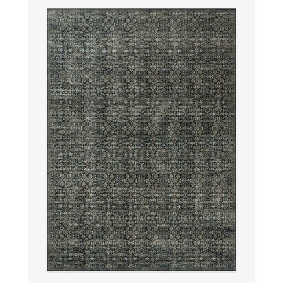 Sierra Soft Black Flatwoven Rug - 305 x 425 cm - Rug + Pad System