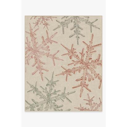 Snowflake Creme Flatwoven Rug - 245 x 305 cm - Rug + Cushioned Pad System