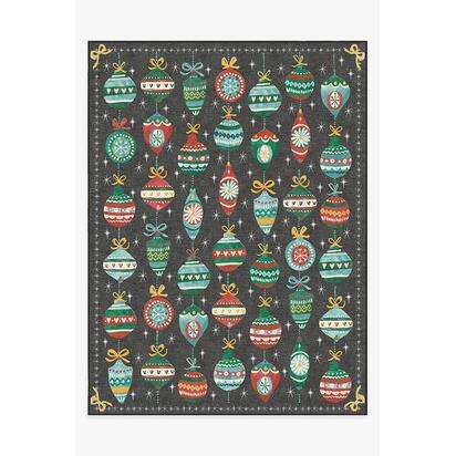 Festive Garland Multicolour Flatwoven Rug - 275 x 365 cm - Rug + Cushioned Pad System